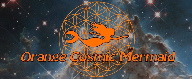 Orange Cosmic Mermaid
