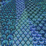 Men's Cosmic Holographic V-Neck Short Sleeve Top (More colors and patterns!)