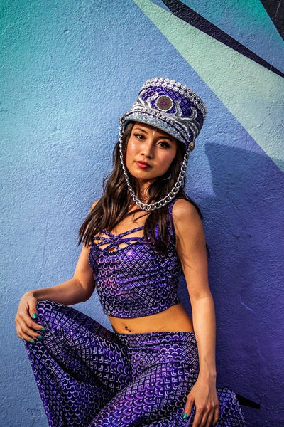 *SALE!* Cosmic Holographic Marcher Hat (More colors and patterns!)