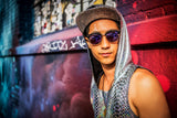 Men's Cosmic Hooded Holographic Tank (More colors and patterns!)