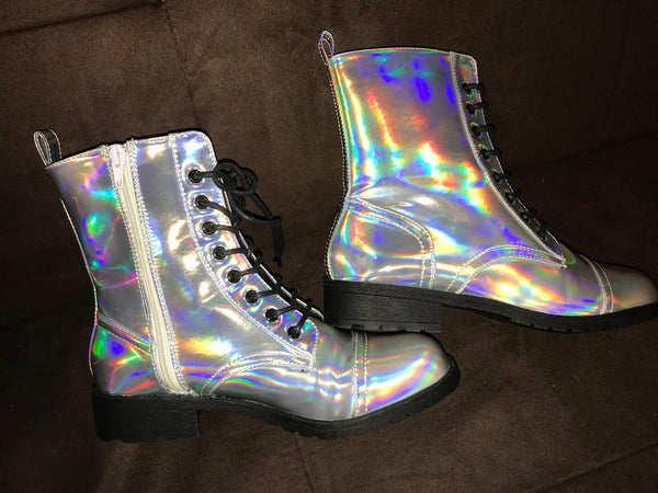 Hologram Combat Boots